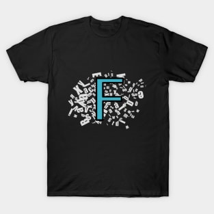 F letter T shirt T-Shirt